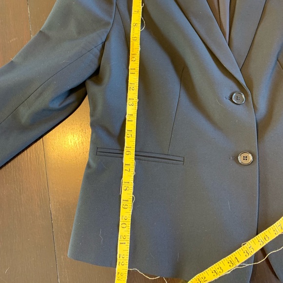 Ann Taylor Black All-Season Blazer / Suit Jacket - Picture 5 of 9